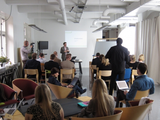Marco kicks off the Synergize Finland studios with an introduction to strategic design